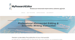 Desktop Screenshot of myresearcheditor.com